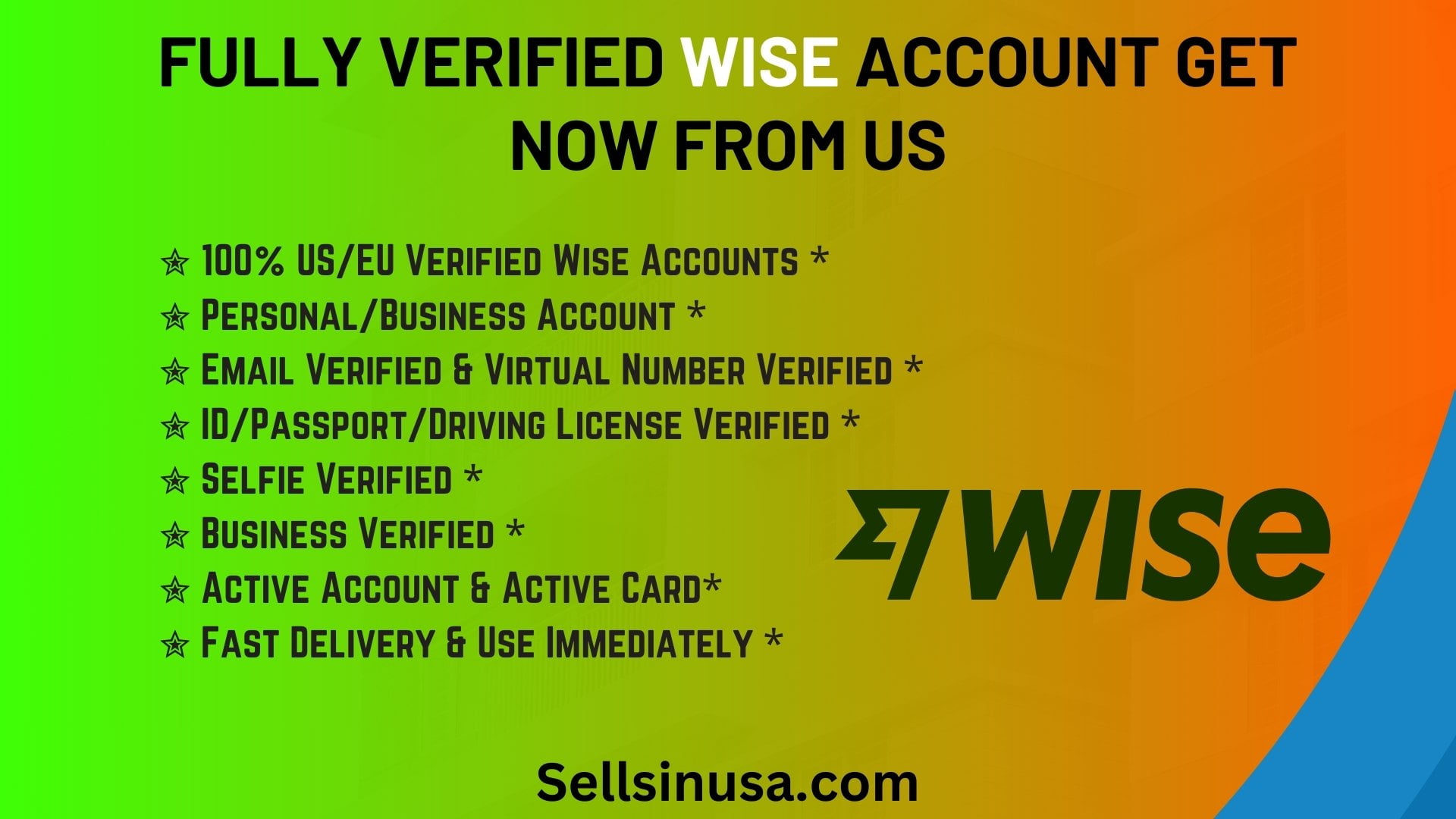 Buy Verified Transferwise Accounts